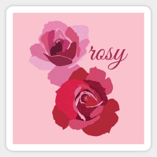 Roses Flowers Rosy type Sticker